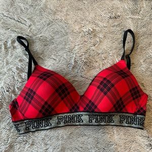 Victoria’s Secret PINK plaid bra